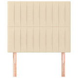 Vidaxl hoofdbord crème 100x5x118 128 cm stof