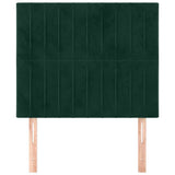 Vidaxl hoofdbord donkergroen 100x5x118 128 cm fluweel