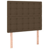 Vidaxl hoofdbord donkerbruin 90x5x118 128 cm stof