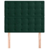 Vidaxl hoofdbord donkergroen 100x5x118 128 cm fluweel