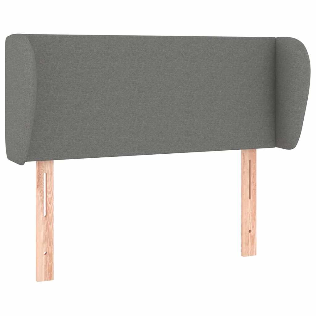 Vidaxl hoofdbord met randen 103x23x78 88 cm stof donkergrijs
