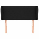 Vidaxl hoofdbord met randen 103x23x78 88 cm stof zwart
