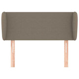 Vidaxl hoofdbord met randen 103x23x78 88 cm stof taupe