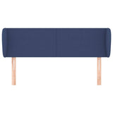 Vidaxl hoofdbord met randen 103x23x78 88 cm stof blauw