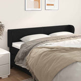 Vidaxl hoofdbord met randen 183x23x78 88 cm kunstleer zwart
