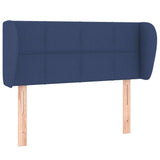 Vidaxl hoofdbord met randen 83x23x78 88 cm stof blauw