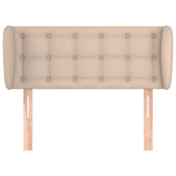 Vidaxl hoofdbord met randen 83x23x78 88 cm kunstleer cappuccinokleur