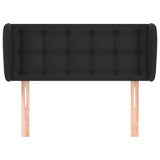 Vidaxl hoofdbord met randen 93x23x78 88 cm kunstleer zwart