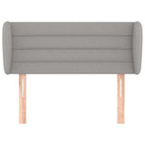 Vidaxl hoofdbord met randen 93x23x78 88 cm stof lichtgrijs