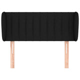 Vidaxl hoofdbord met randen 83x23x78 88 cm stof zwart