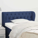 Vidaxl hoofdbord met randen 93x23x78 88 cm stof blauw