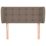 Vidaxl hoofdbord met randen 93x23x78 88 cm stof taupe