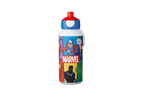 Gourde pop-up Mepal Campus - 400 ml - se ferme bien - gobelet pour enfants - Avengers