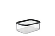 Boîte à fromage Mepal modula - 2000 ml - boîte de conservation alimentaire - noir
