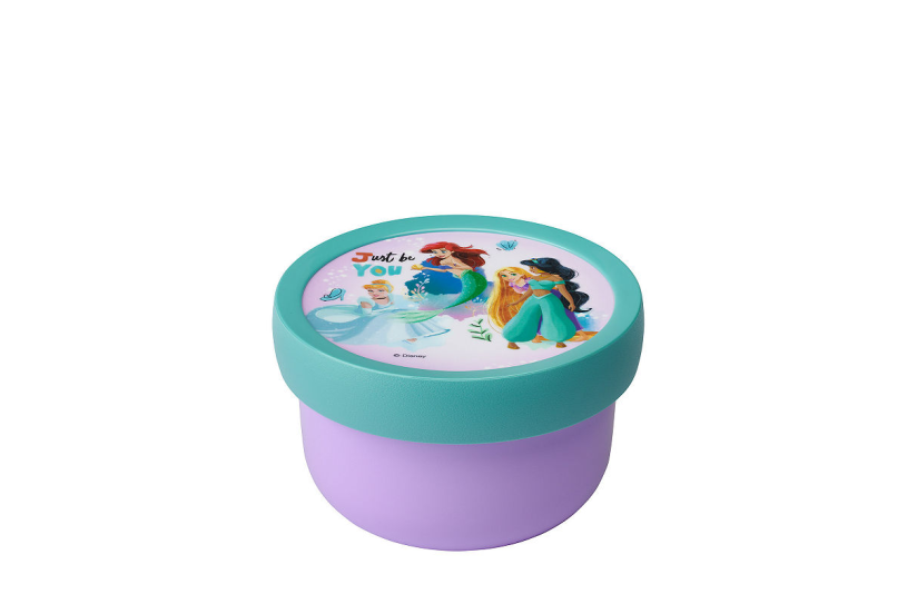 Mepal boîte à fruits campus - 300 ml - avec fourchette à fruits - se ferme bien - boîte à goûter - princesse disney