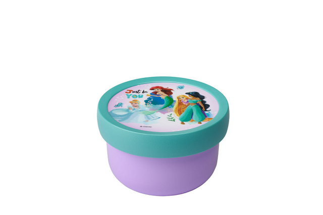 Mepal boîte à fruits campus - 300 ml - avec fourchette à fruits - se ferme bien - boîte à goûter - princesse disney