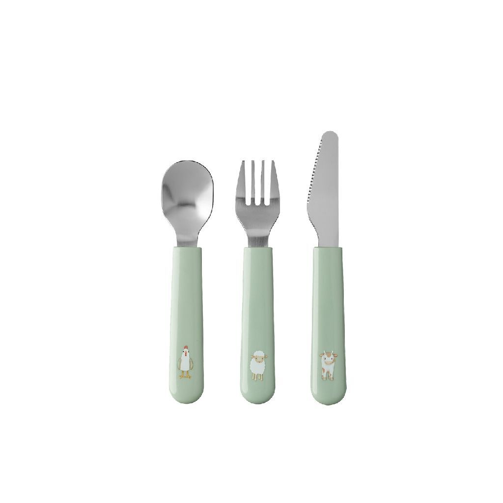 Mepal set de couverts enfant petite ferme hollandaise 3 pièces
