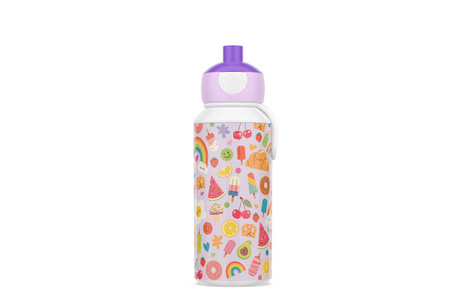 Gourde pop-up Mepal campus - 400 ml - se ferme bien - gobelet pour enfants - fête gastronomique