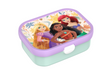 Mepal lunchbox campus - 750 ml - broodtrommel met vakjes voor kinderen - geschikt voor 4 boterhammen - princess power