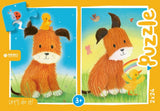 Rebo puzzle 2x24 pièces - chien et du