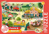 Rebo éditeurs puzzle cas cato ferme, 48 pièces.