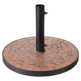 Proparden Parasol Foot avec Terra-Design Mosaic Black et Orange