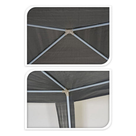 Tente de garden-party Pro 300x300x245 cm grise
