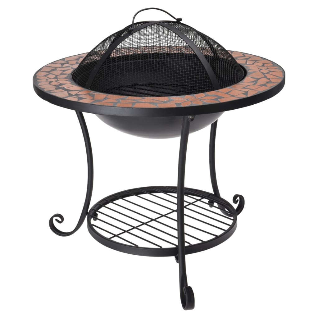 Progarden Fire Bowl avec de la mosaïque 58x44 cm