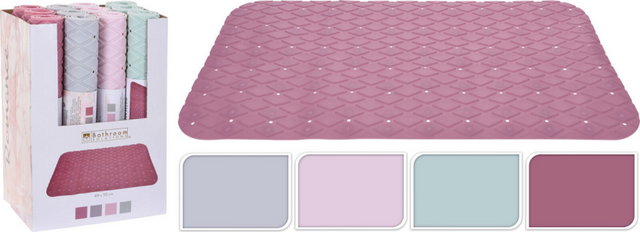 Bathroom solutions bs badmat antislip 39x69cm 4 assorti kleur