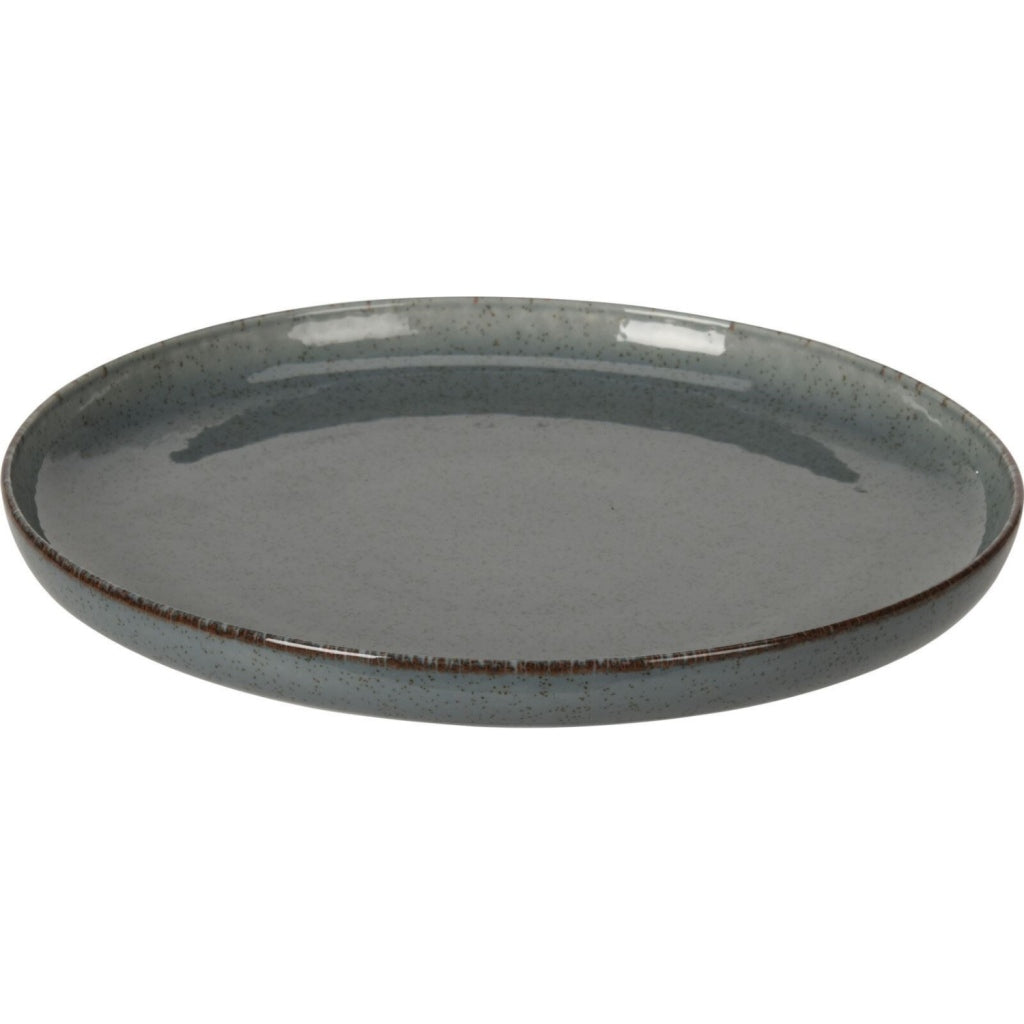 Assiette sans marque en porcelaine dia 240xh25mm