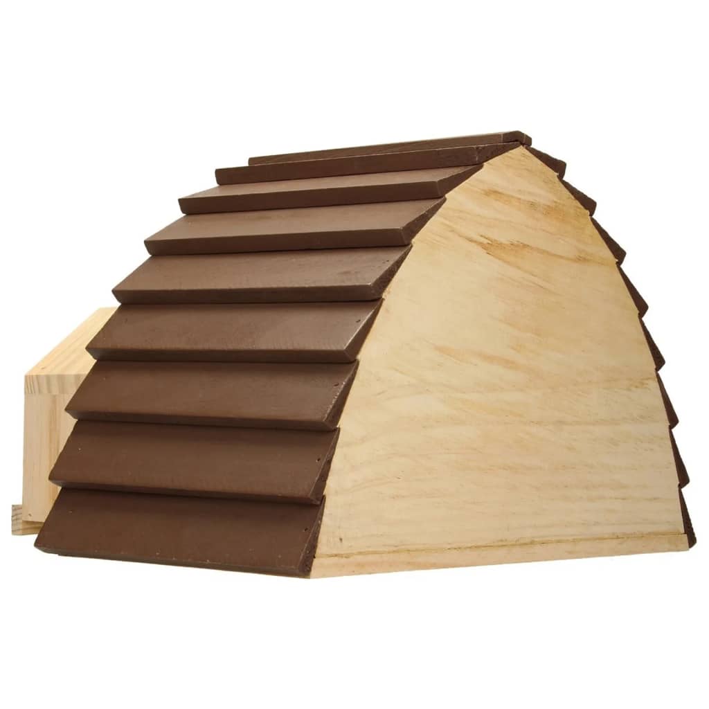 Progarden Progarden Hedgehog Haus 34.5X2023.5 cm Holz mat Bamschlaang