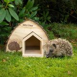 Progarden Progarden Hedgehog Haus 34.5X2023.5 cm Holz mat Bamschlaang