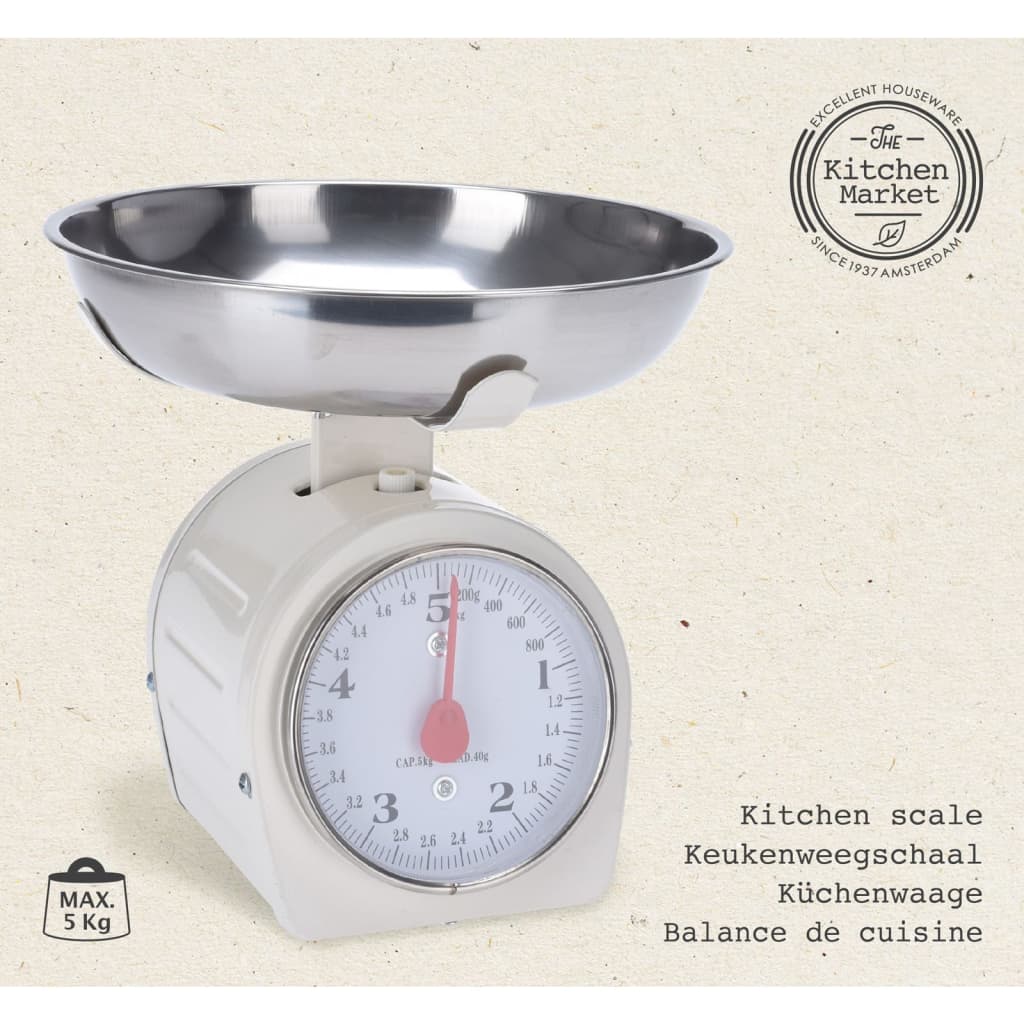 Excellente échelle de cuisine de la maison 5 kg de métal
