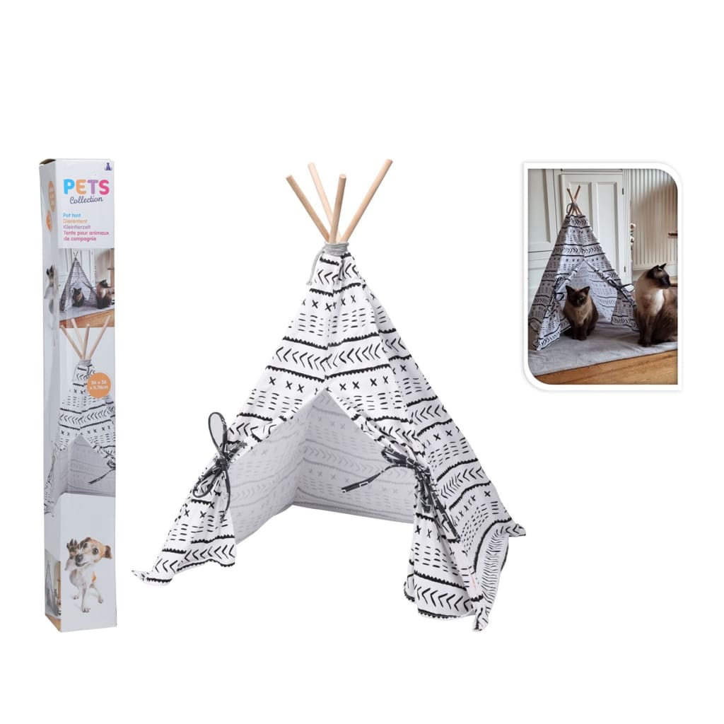 Kolekce kolekce domácích zvířat Dierent Stan Tipi 56x56x74 cm plátno