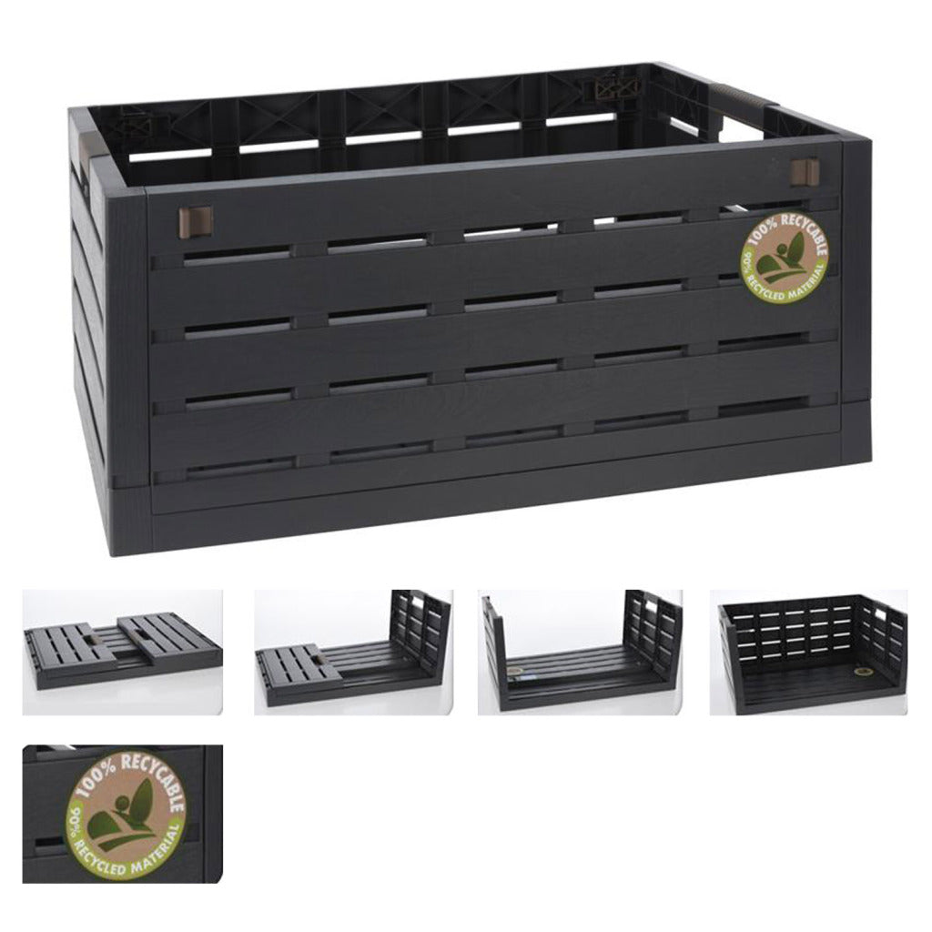 Caisse pliante 60 litres 38 x 27,5 cm | 2 pièces