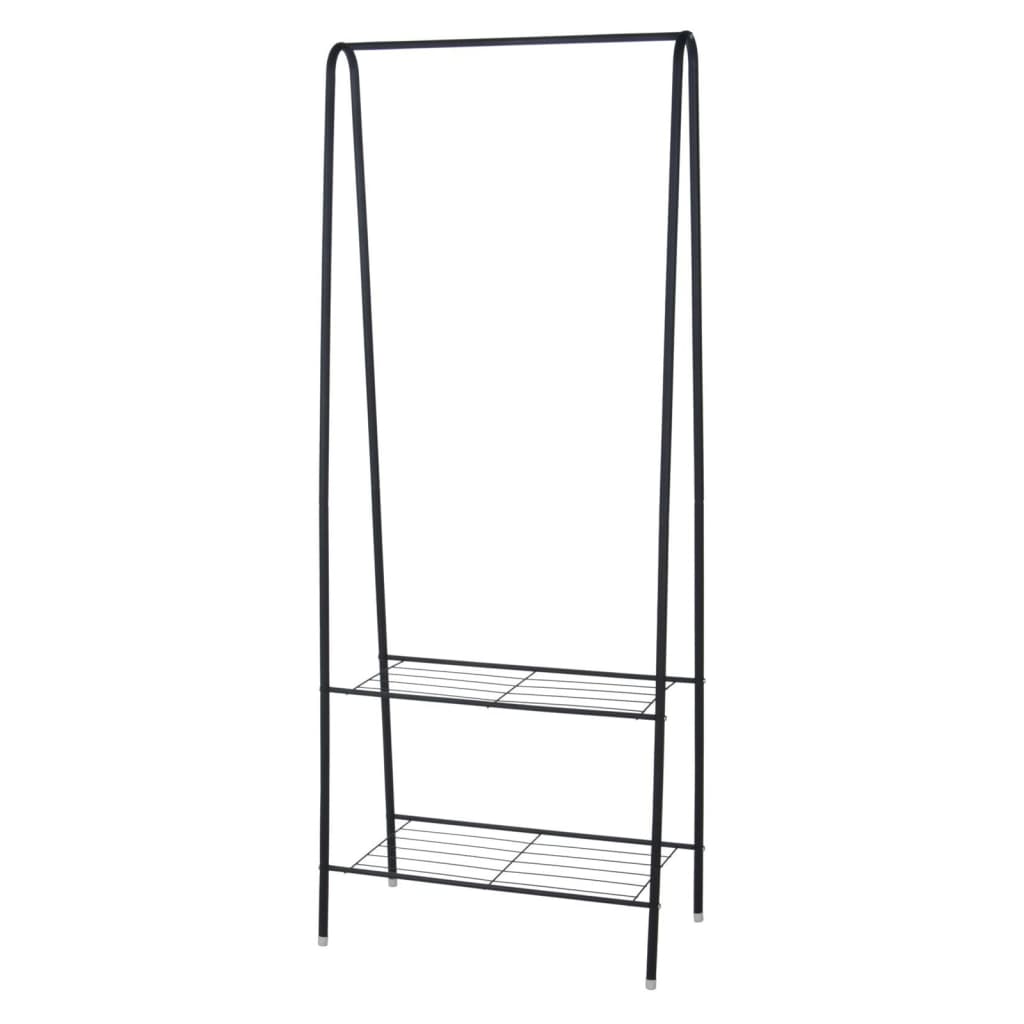 Späichere Saache Späichermëttelbare Kleeder Rack mat 2 Schichten 61x31x152 cm