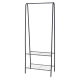 Späichere Saache Späichermëttelbare Kleeder Rack mat 2 Schichten 61x31x152 cm