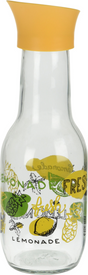 Schenkkan citroen print glas 1l