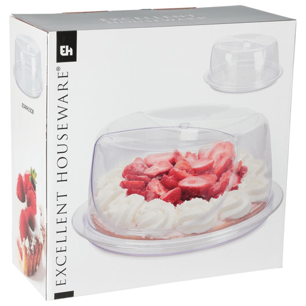 Excellent gâteau de ménage Solp transparent 34 cm