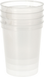 Re-usable transparant drinkbeker pp 500ml set 6 stuks