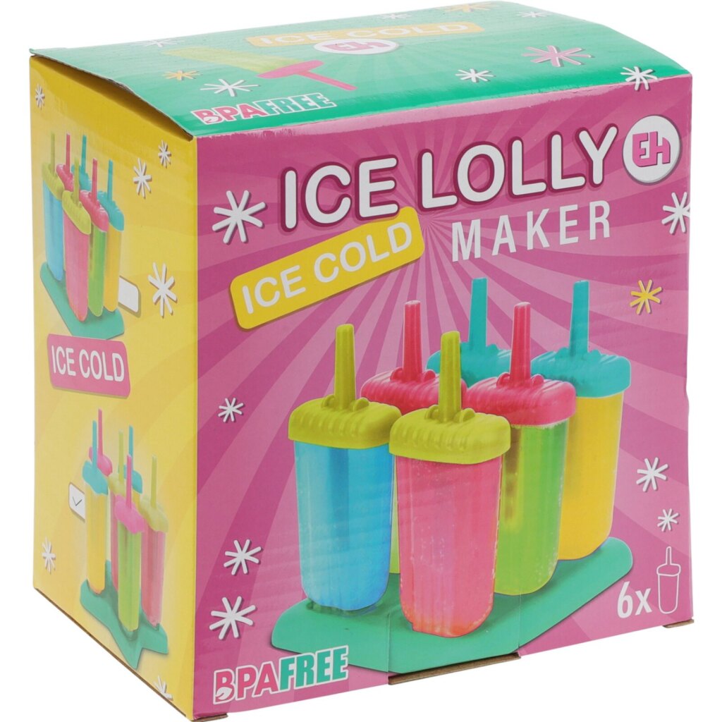 Machine à sucettes glacées No Brand 6 glaces | 4 pièces