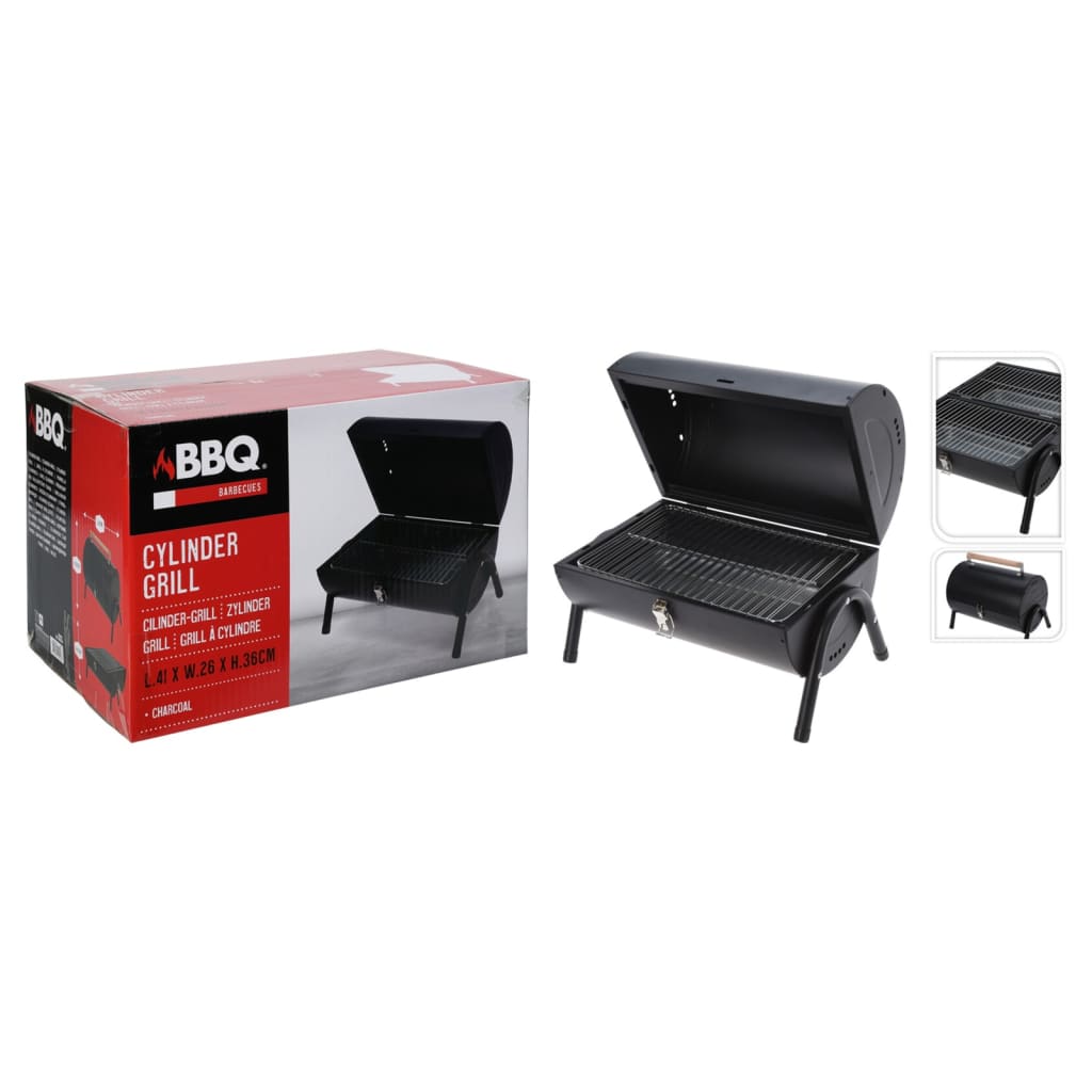 Progarden progarden barbecuegrill cylinder matte black