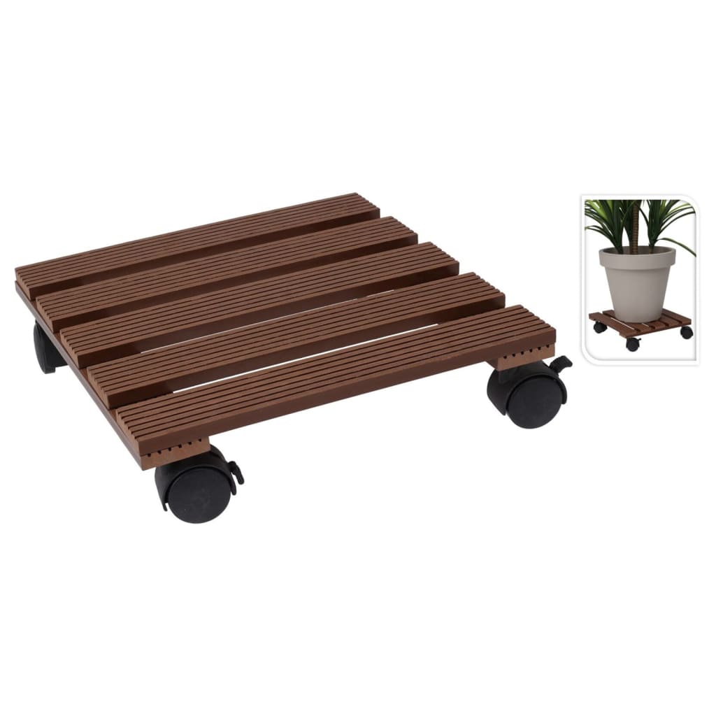 Progarden Progarden Plant Trolley Square 29x29 cm hnědá