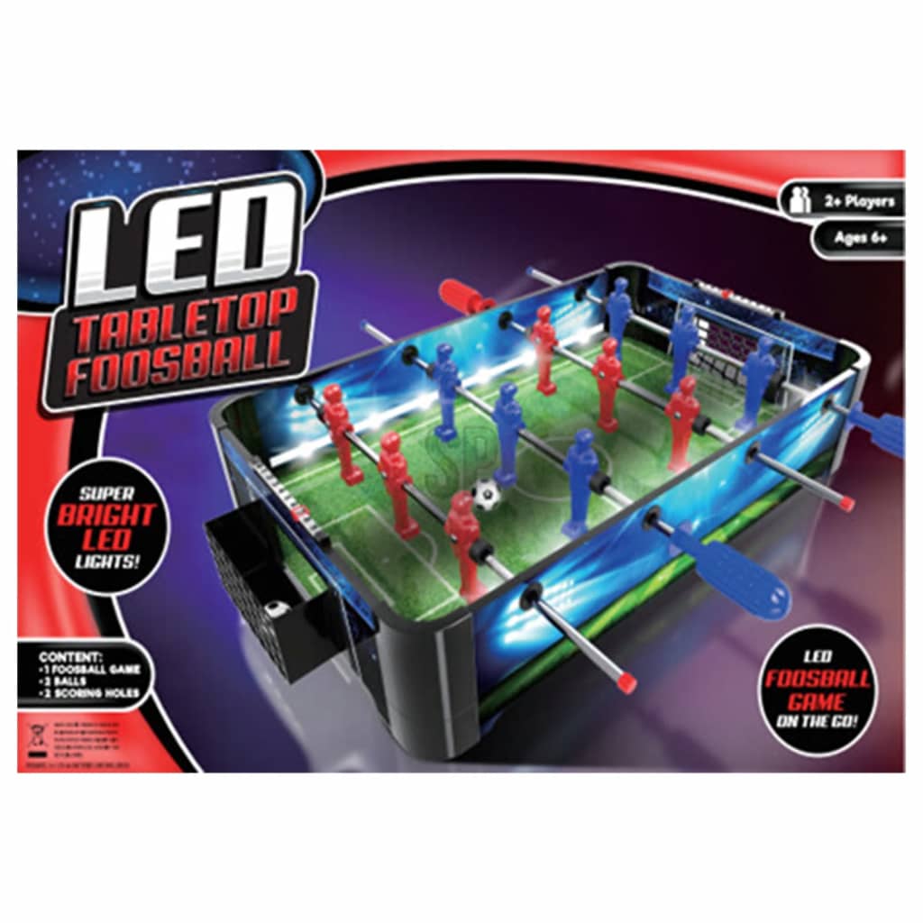 Tender Toy Ausschreiwung Spillsaache Fussballdësch mat LED LED LED BIS 48.5X30X8,5 cm