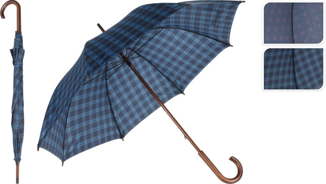 Parapluie à carreaux 104cm Parapluie à carreaux 104cm