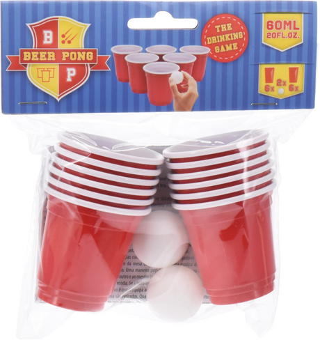 Ensemble de jeu de bière-pong, 14 pièces.