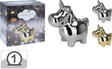 Spaarpot eenhoorn metallic assorti