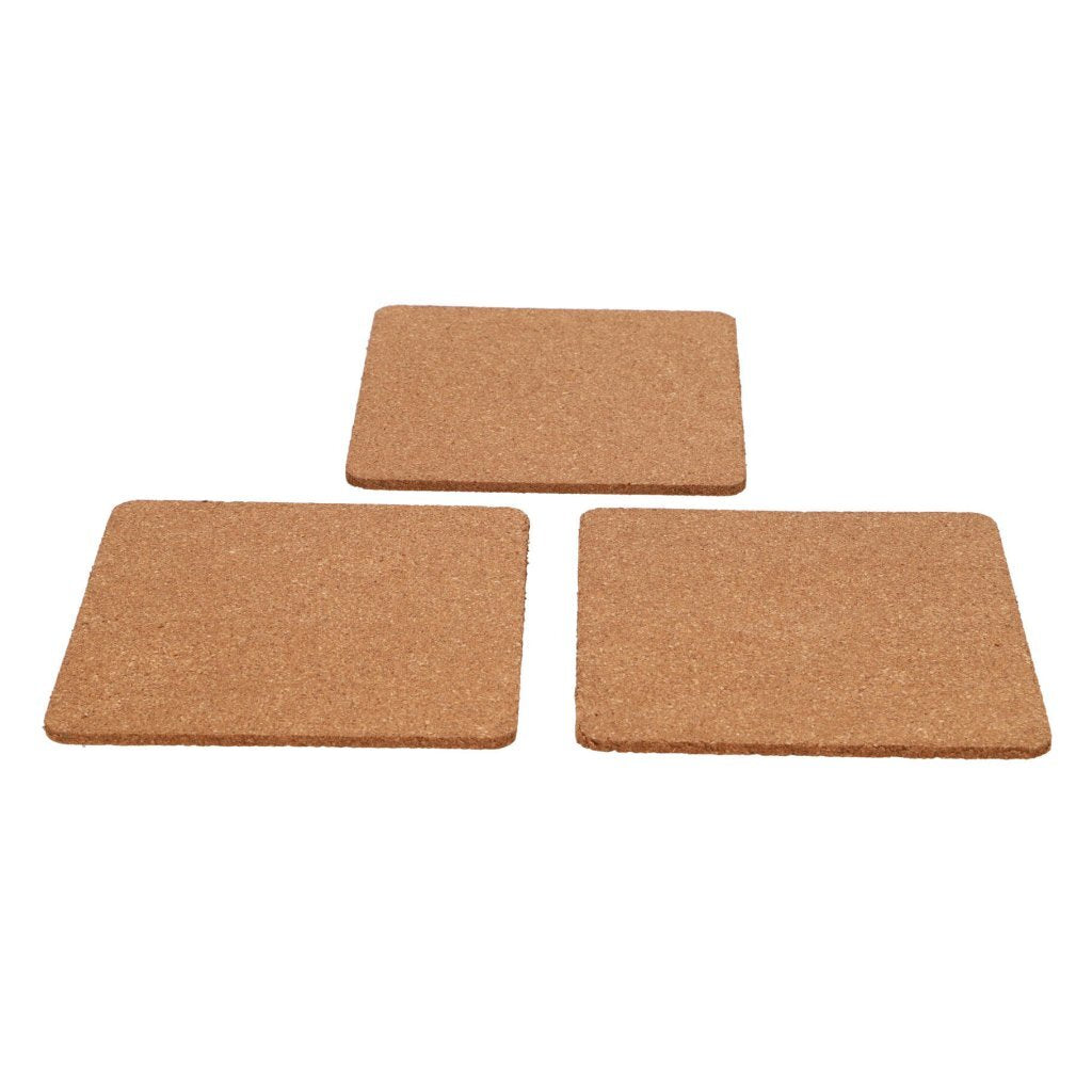 Ensemble de sous-verres en liège de 3 | 3 pièces