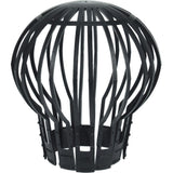 Capuchon de protection de jardin Pro pour tuyau de pluie 2 pièces noir