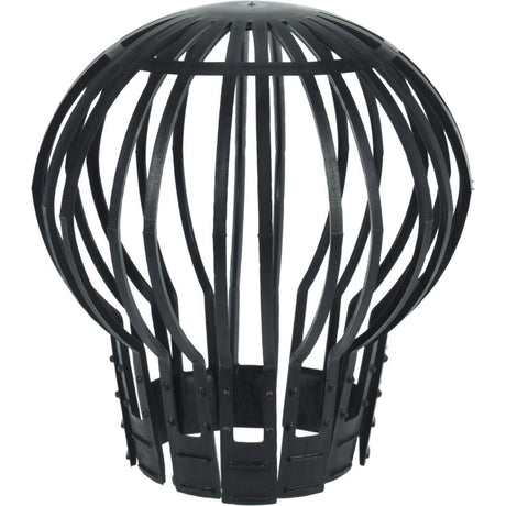 Capuchon de protection de jardin Pro pour tuyau de pluie 2 pièces noir